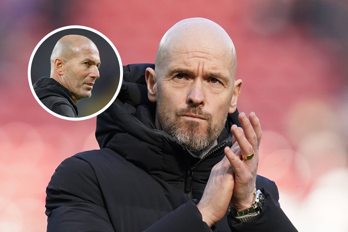 Erik ten Hag i Zinedine Zidane