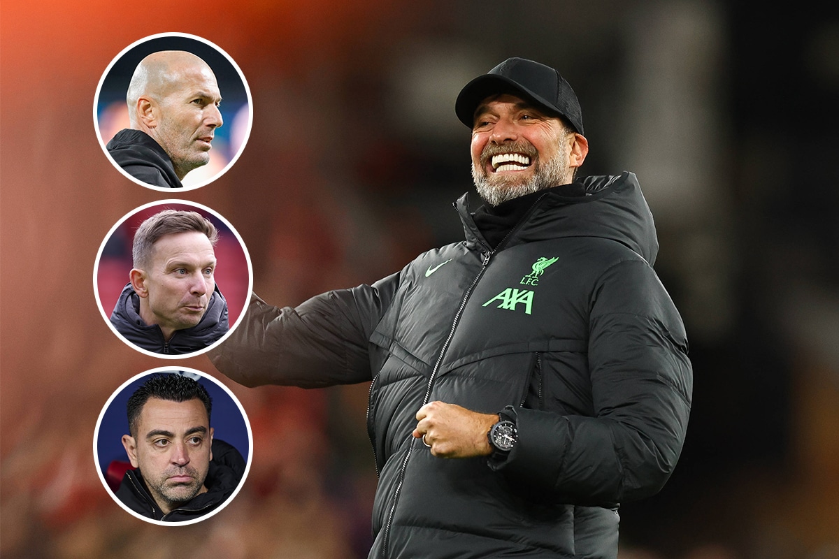 Juergen Klopp, Zinedine Zidane, Pep Lijnders i Xavi