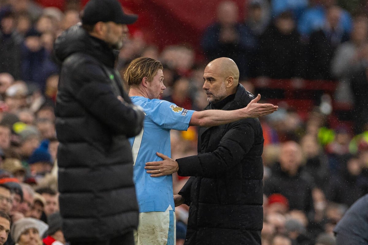 Kevin De Bruyne i Pep Guardiola