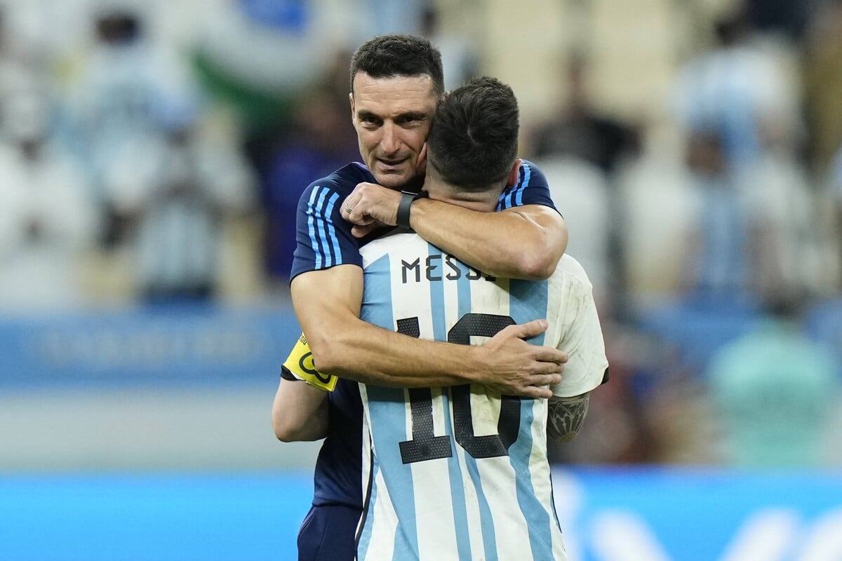 Lionel Scaloni i Leo Messi