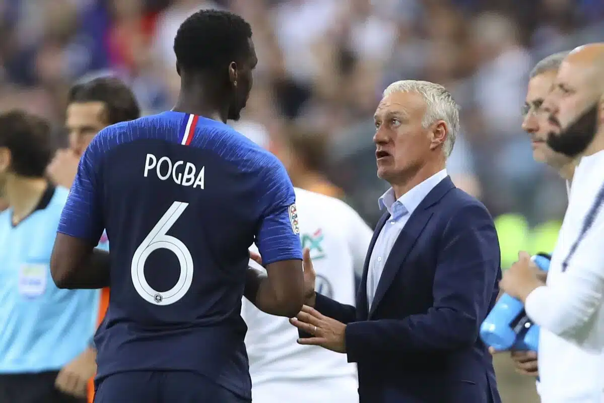 Paul Pogba i Dider Deschamps