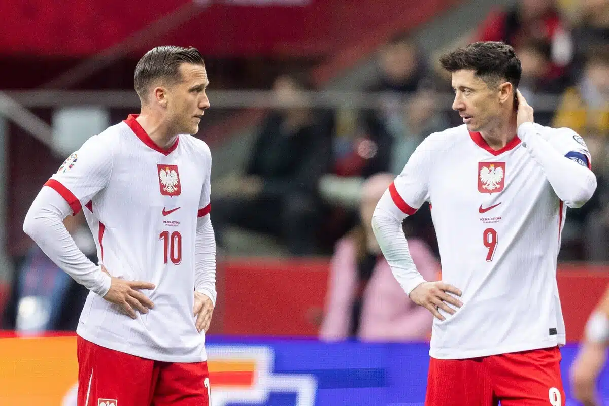 Piotr Zieliński i Robert Lewandowski