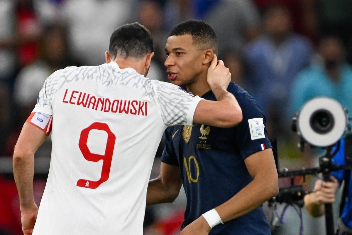 Robert Lewandowski i Kylian Mbappe