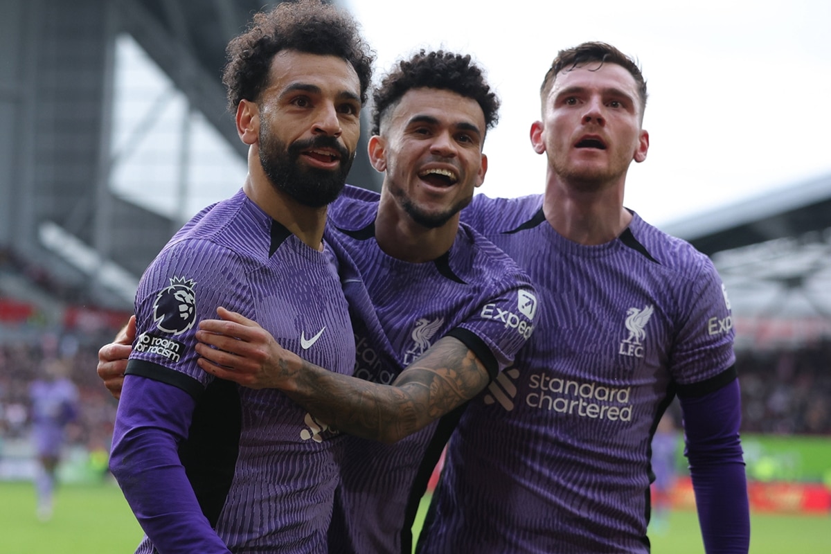 Mohamed Salah, Luis Diaz i Andrew Robertson