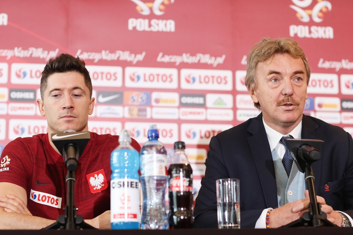 Robert Lewandowski i Zbigniew Boniek