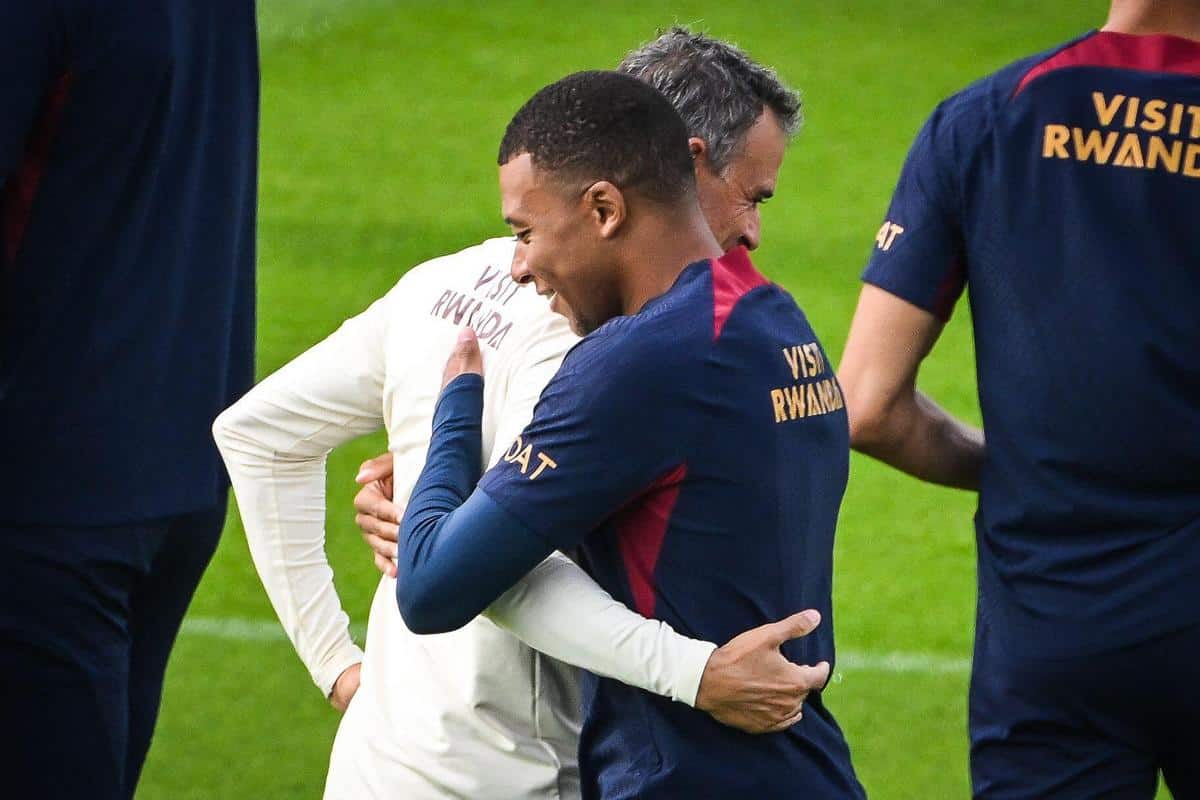 Luis Enrique i Kylian Mbappe