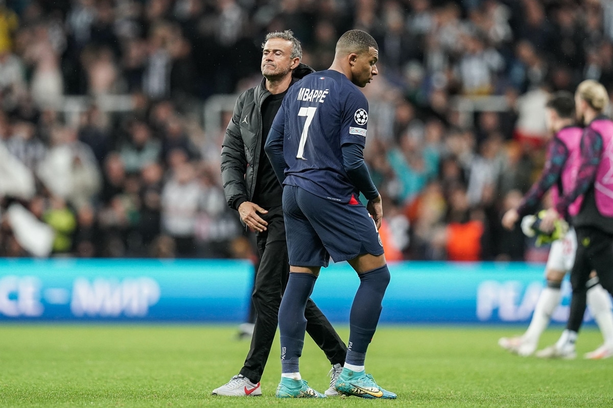 Luis Enrique i Kylian Mbappe