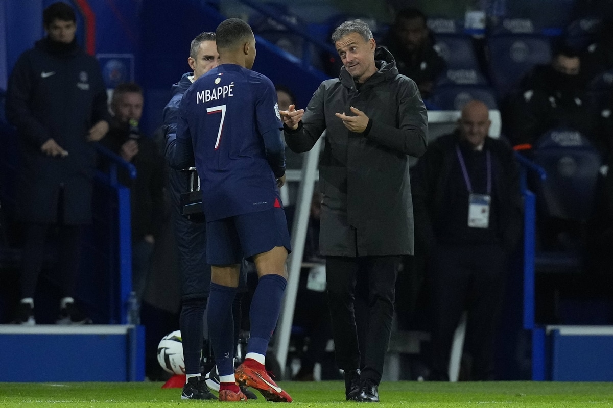 Kylian Mbappe i Luis Enrique