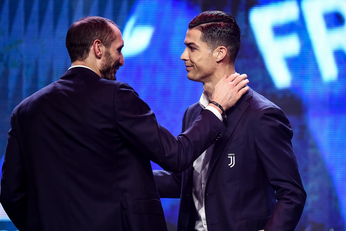 Cristiano Ronaldo i Giorgio Chiellini