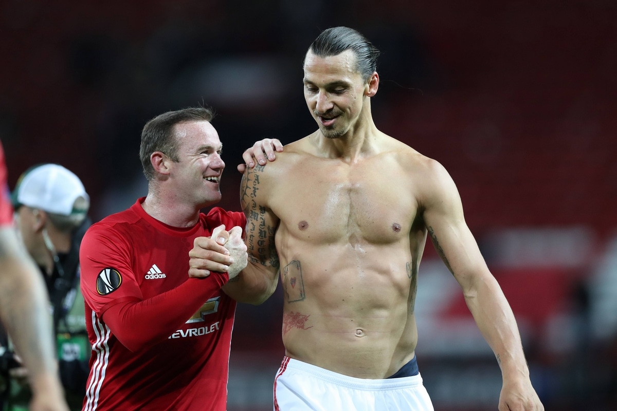 Rooney i Ibrahimović w 2016 roku