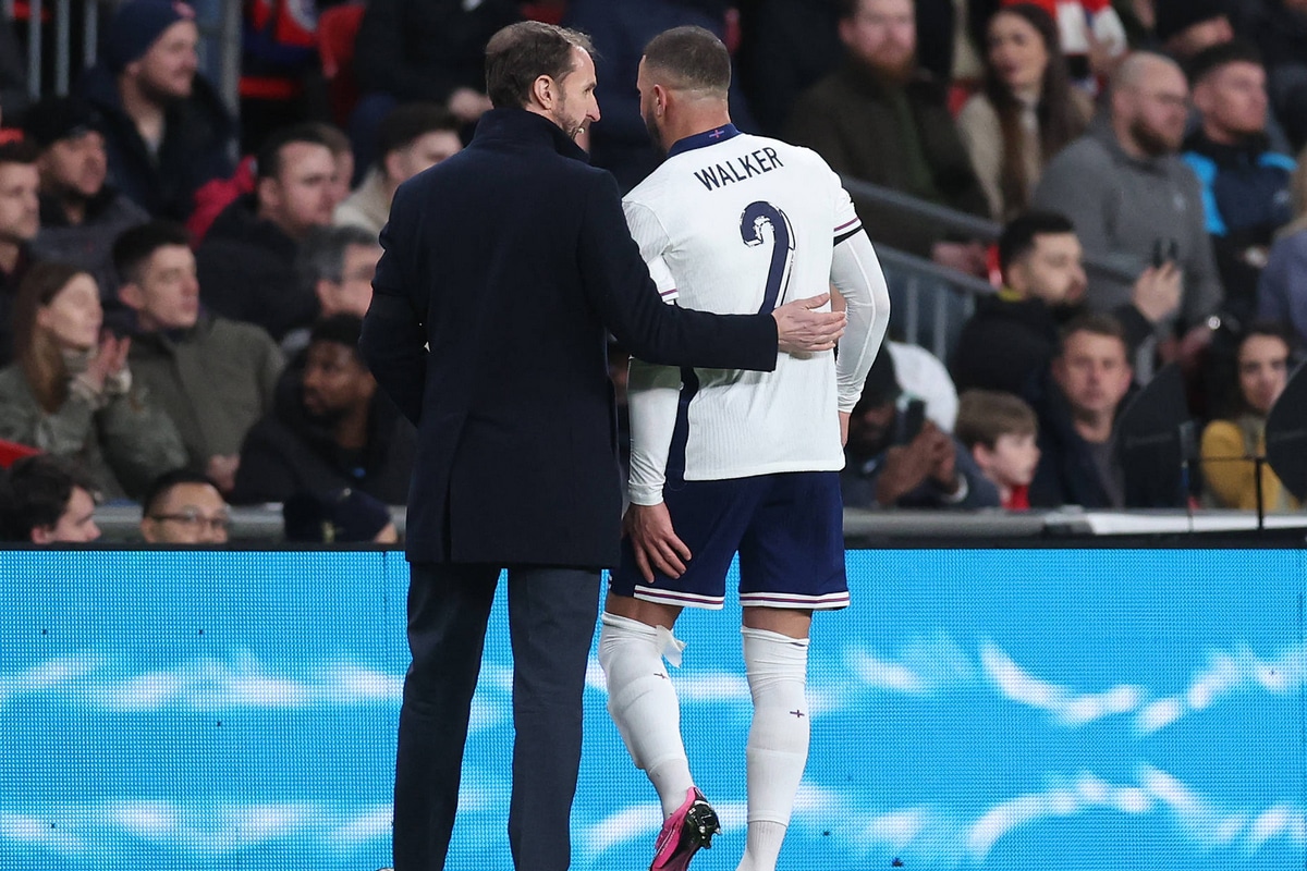 Gareth Southgate i Kyle Walker