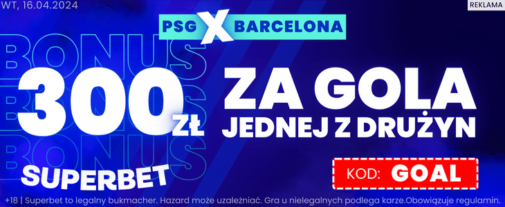 Mecz PSG - Barcelona w Superbet