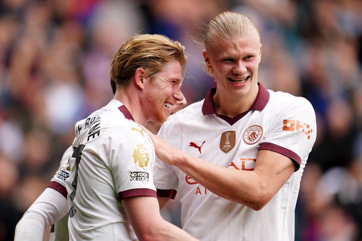 Erling Haaland i Kevin De Bruyne