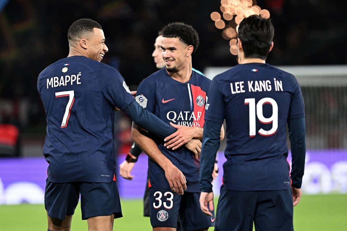 Kylian Mbappe, Zaire-Emery i Lee Kang-In