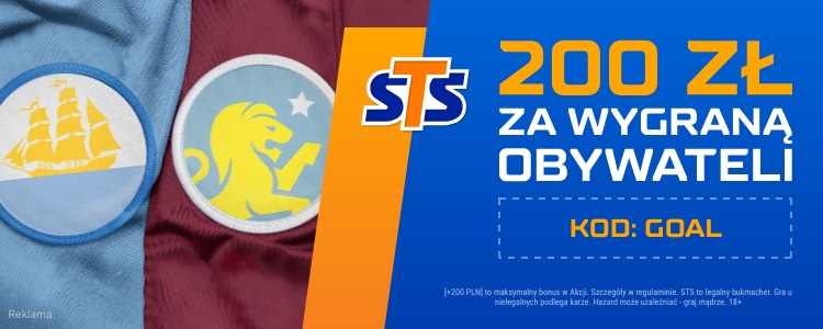 STS bonus 200 złotych za wygraną City