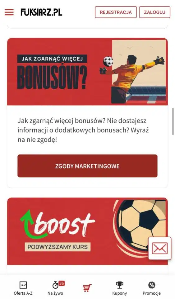 Fuksiarz promocje