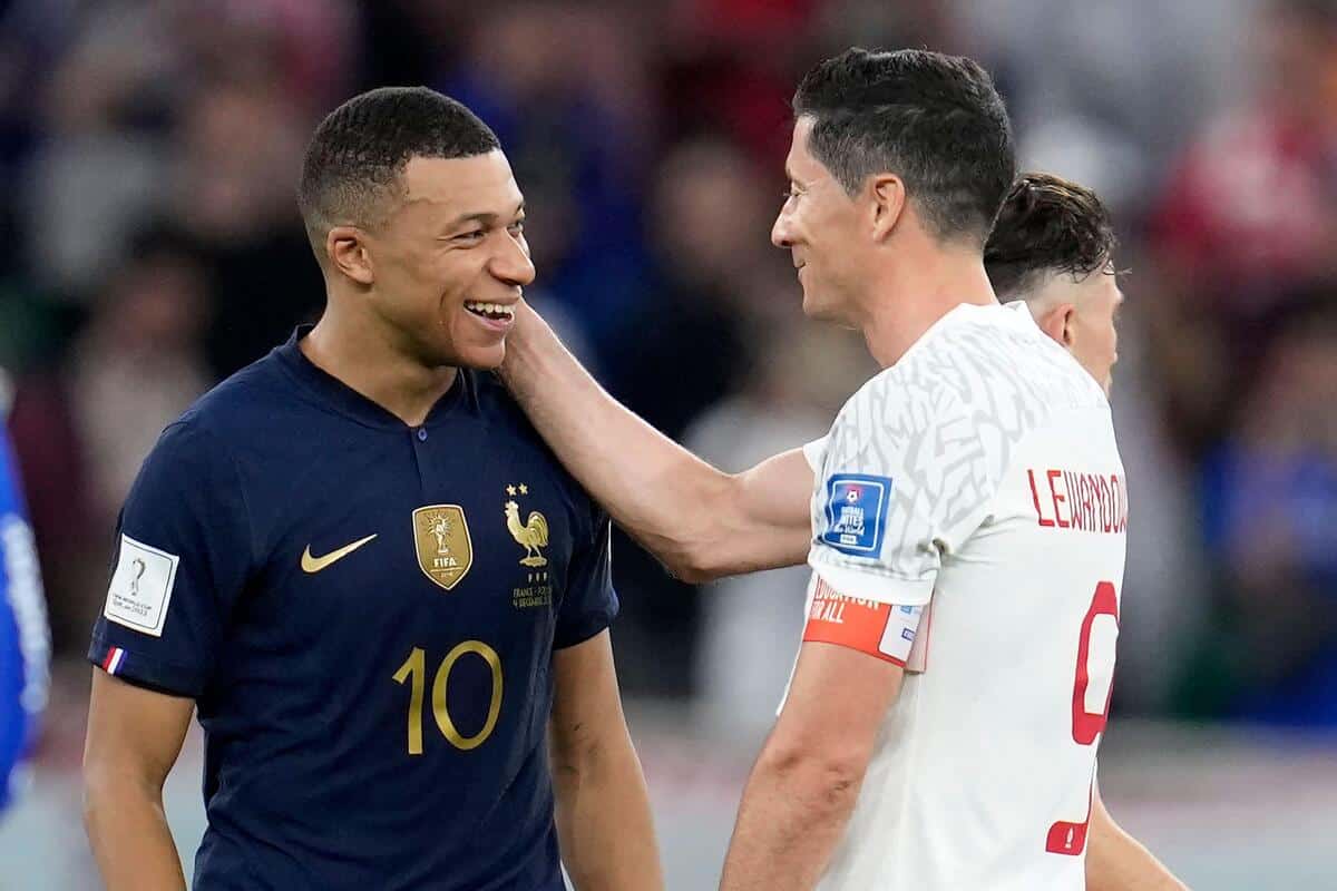 Kylian Mbappe i Robert Lewandowski