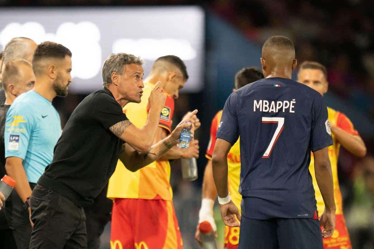 Luis Enrique i Kylian Mbappe