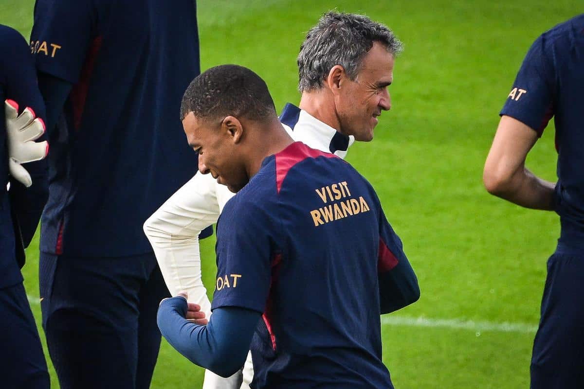 Luis Enrique i Kylian Mbappe