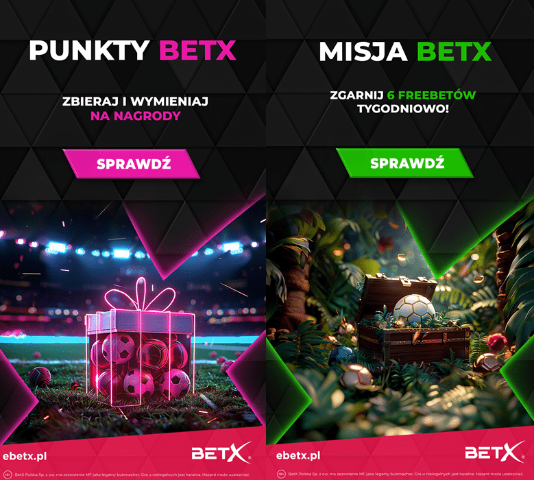 BetX promocja: Punkty i Misje