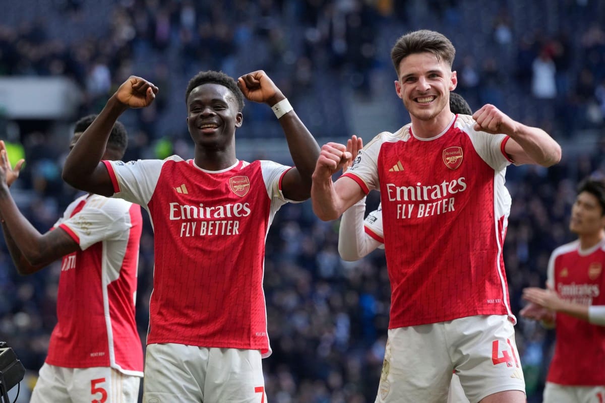 Bukayo Saka i Declan Rice