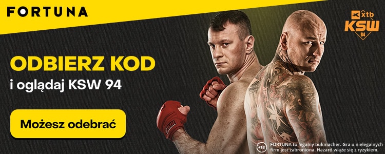 KSW Fortuna kod promocyjny do PPV