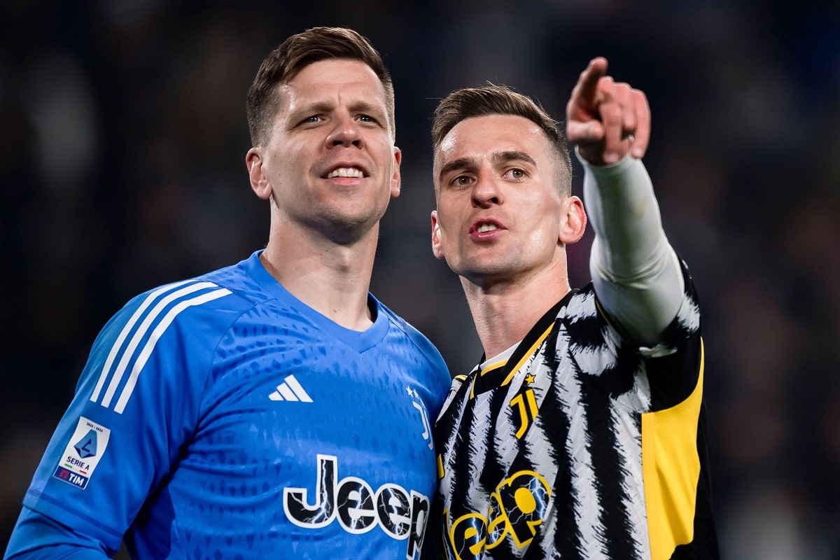 Wojciech Szczęsny i Arkadiusz Milik