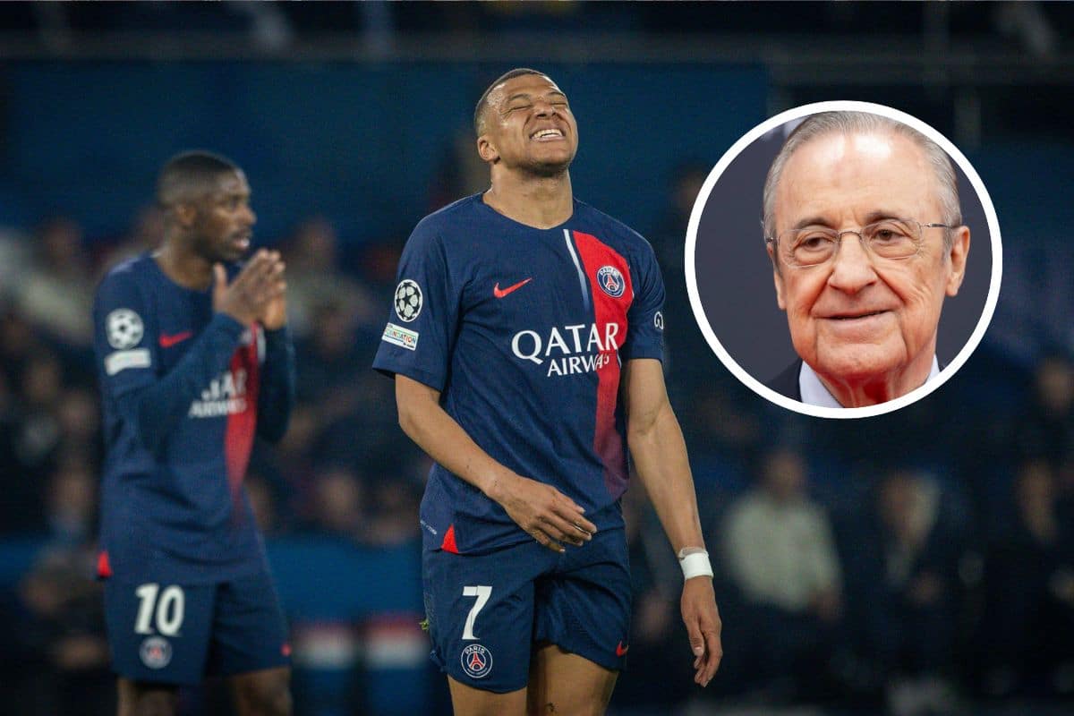 Kylian Mbappe i Florentino Perez