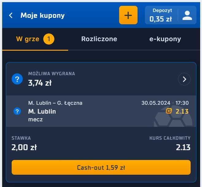 STS cash out
