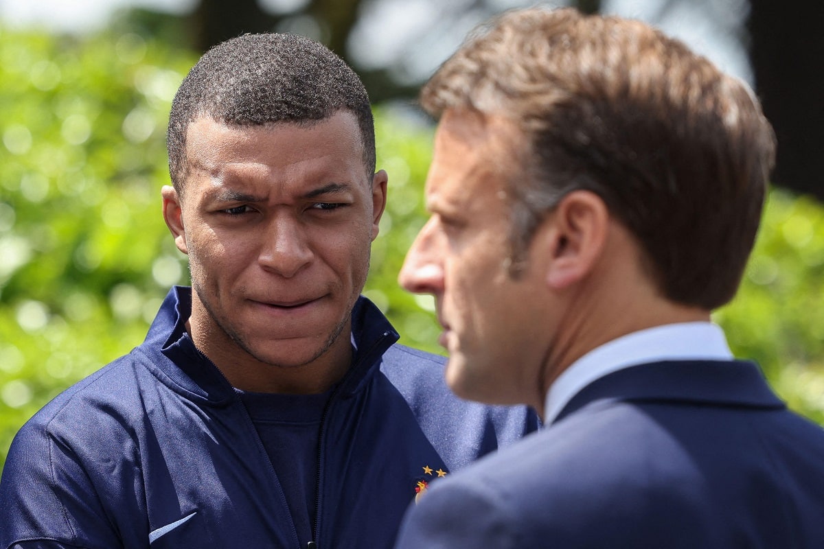 Kylian Mbappe i Emmanuel Macron