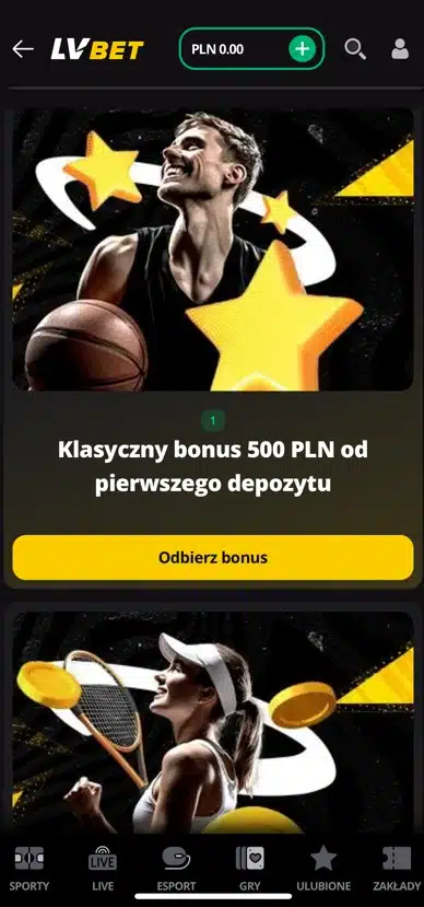 LVBET bonus powitalny