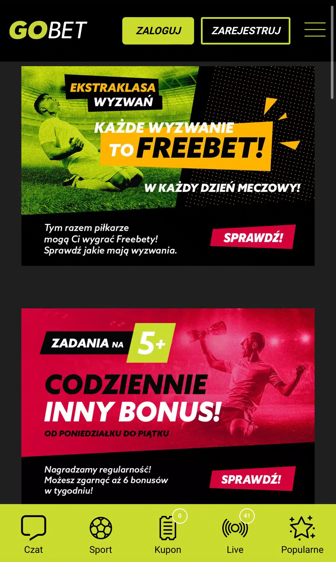Go+bet promocje dla stałych