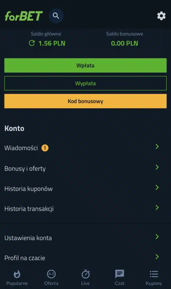 forBET wpłata