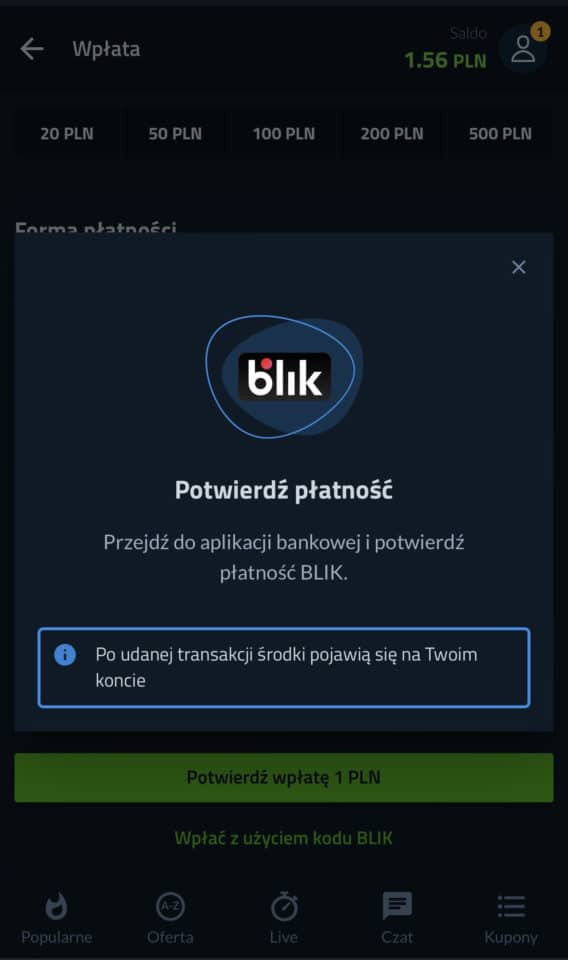 forBET płatności