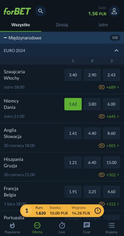forBET zakłady