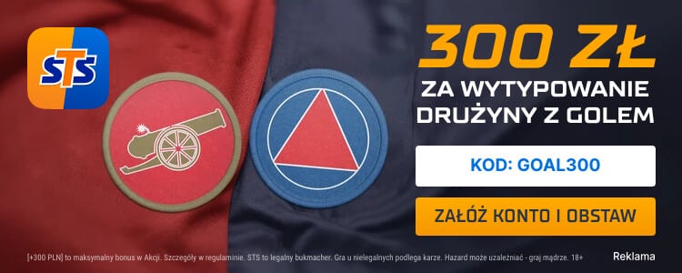 Promocja STS na spotkanie Arsenal - PSG