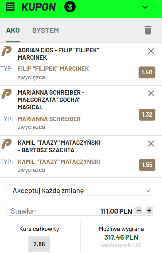 Kupon przed Prime MMA 10