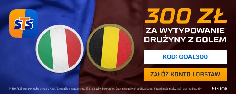 Promocja w STS na starcie Włochy - Belgia