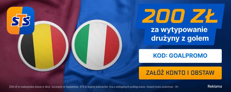 Promocja w STS na Belgia - Włochy