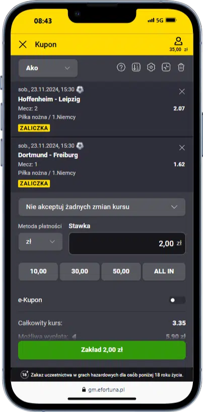 Fortuna zakłady