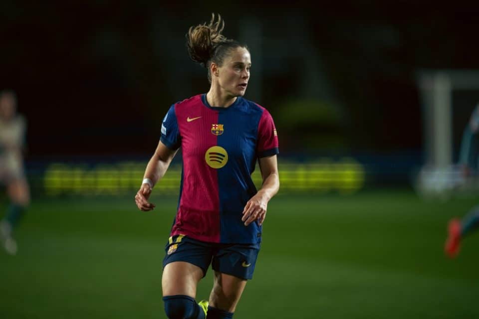Ewa Pajor strzela czwartego hat-tricka w sezonie dla Barcelony w meczu z Real Sociedad [Źródło: Goal]