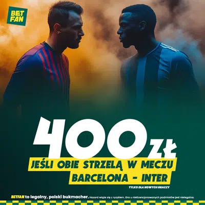 Promocja Betfan na mecz FC Barcelona - Inter Mediolan