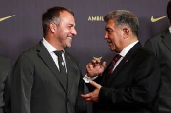 Hansi Flick i Joan Laporta