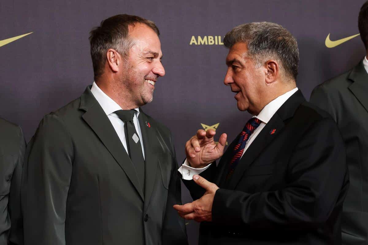 Hansi Flick i Joan Laporta