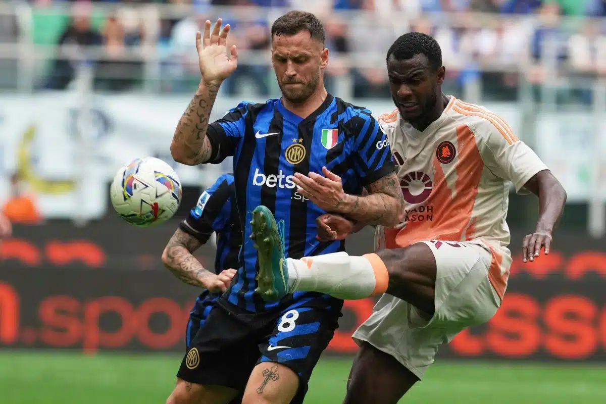 Marko Arnautović oraz Evan Ndicka