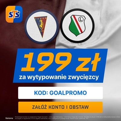 Promocja STS na mecz Pogoń Szczecin - Legia Warszawa
