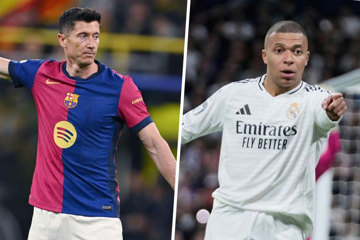 Robert Lewandowski i Kylian Mbappe