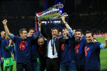 Luis Enrique (w środku)