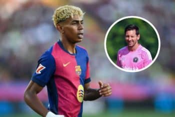 Lamine Yamal i Leo Messi