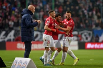 Mariusz Jop i piłkarze Wisły